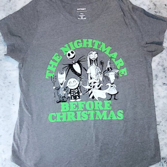 Old Navy Nightmare Before Christmas T-shirt women's size large - Picture 1 of 3
